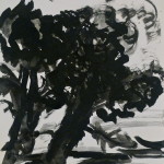 FritzAscher_TwoTrees_ca1960_Blackinkonpaper_15.6x11.6in_39.5x29.5cm_Privatecollection_P1090239