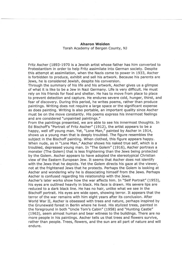 2019_HSContest_essay_3_Aharon Weiden